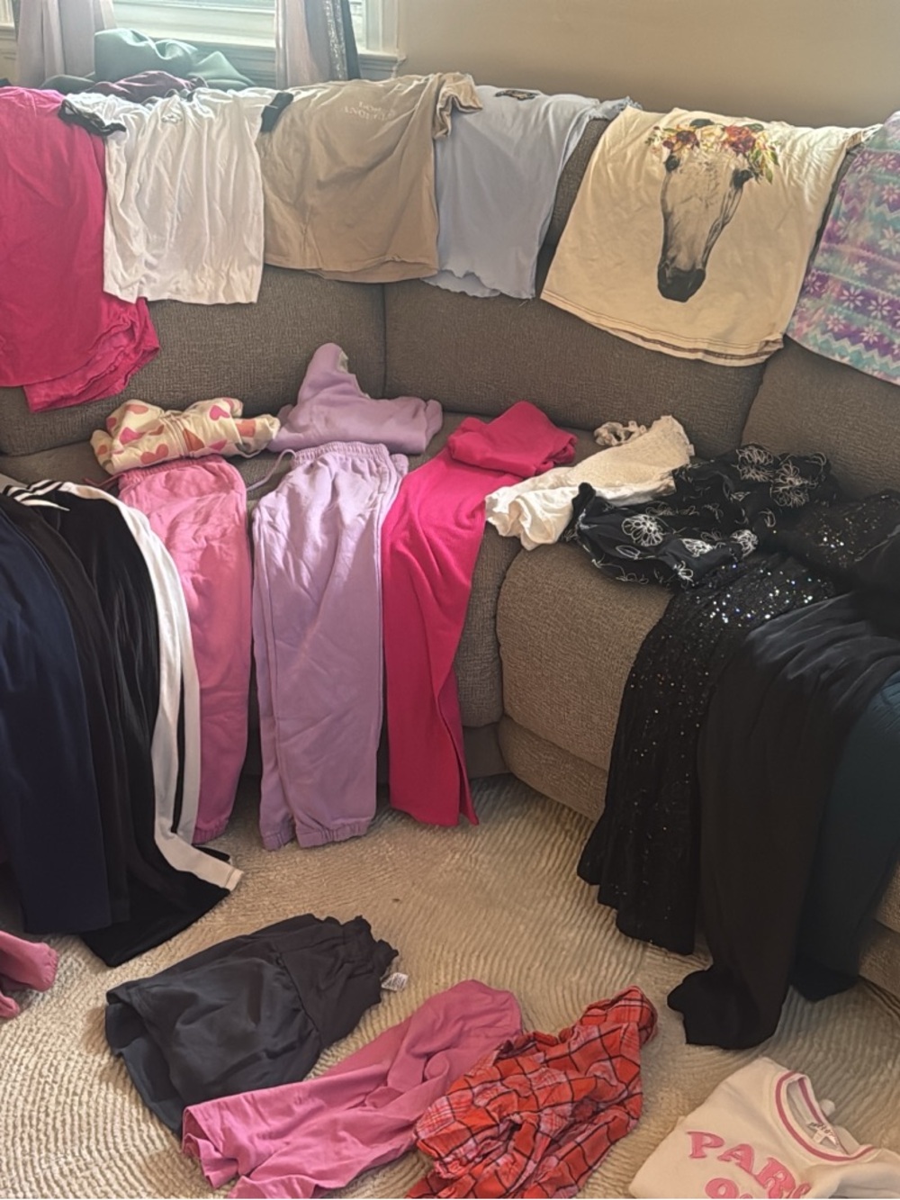 Mixed kids Clothing Lot - Pink, Purple, Black, White
